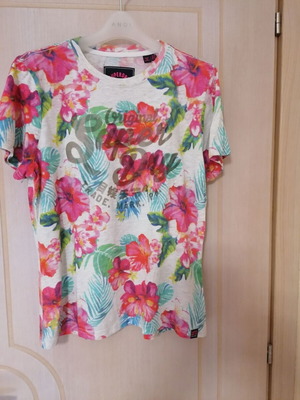 Superdry T-shirt, multicolour, size L
