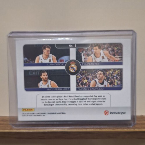 EuroLeague 2025-26 Real Madrid Team Quads 17/25 like new