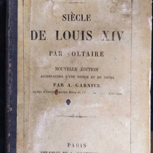 Voltaire Paris Edition 1865 Used Book