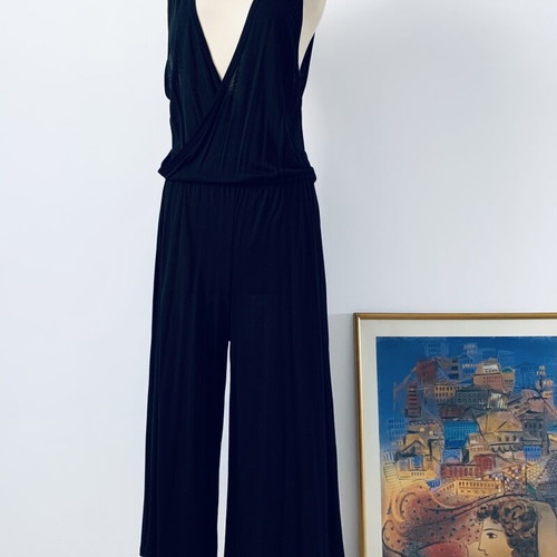 Backless one-piece jumpsuit Ioanna Kourbela new, black, size S