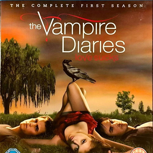 The Vampire Diaries Blu-Ray complete first season used, 4-disc set