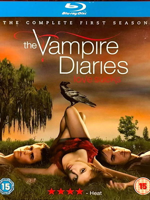 The Vampire Diaries Blu-Ray complete first season used, 4-disc set