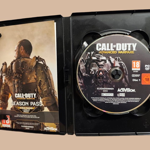 Call of Duty PC DVD bundle like new with Black Ops 1+2, MW3, MW, Advanced Warfare