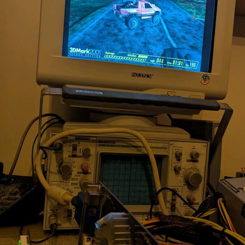 GeForce 7300GT 256MB AGP used graphics card for WinXP