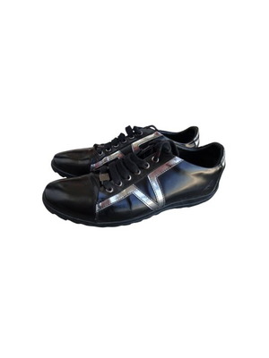Versace Collection sneakers like new, black leather, size 39