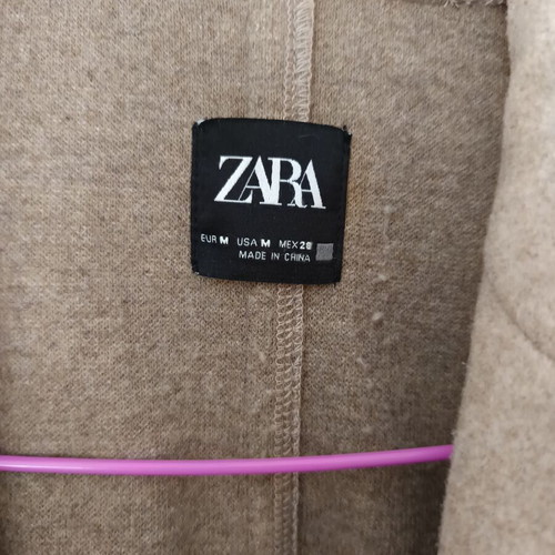 Zara trench coat beige size medium new
