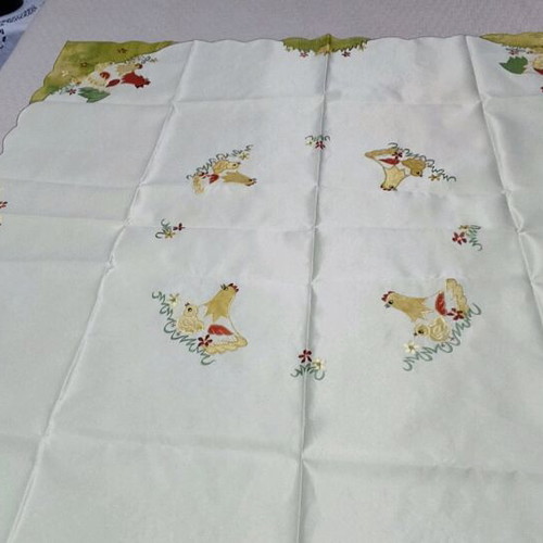 Easter tablecloth new 1.35x1.35