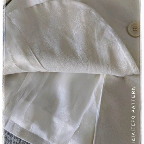Gianni Rodini white fitted blazer used, size XS