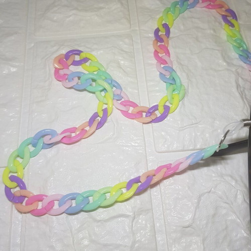 Glasses chain 69 cm new, multicolored