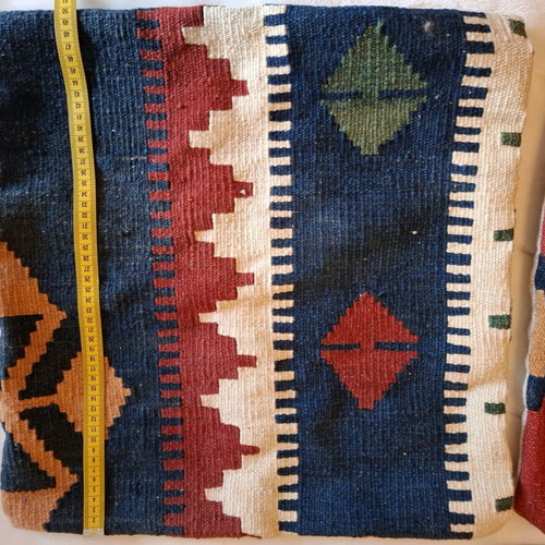 Vintage kilim pillowcases set of 3 pieces 50x50, new, handmade