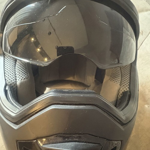 Caberg Stunt Blade full face helmet with sun visor, used, black matt, size M