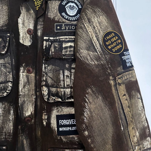Ayios gold star jacket 2024