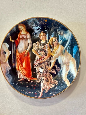 Πιάτο τοίχου Botticelli 24εκ. καινούργιο με έργο La Primavera