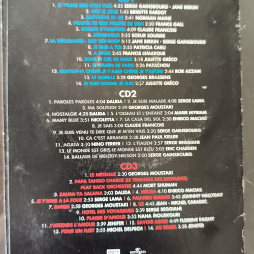 Best of France 3CD σαν καινούργιο, τα καλύτερα γαλλικά τραγούδια