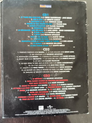 Best of France 3CD σαν καινούργιο, τα καλύτερα γαλλικά τραγούδια