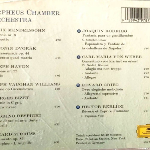 Orpheus Chamber Orchestra CD like new, classical music