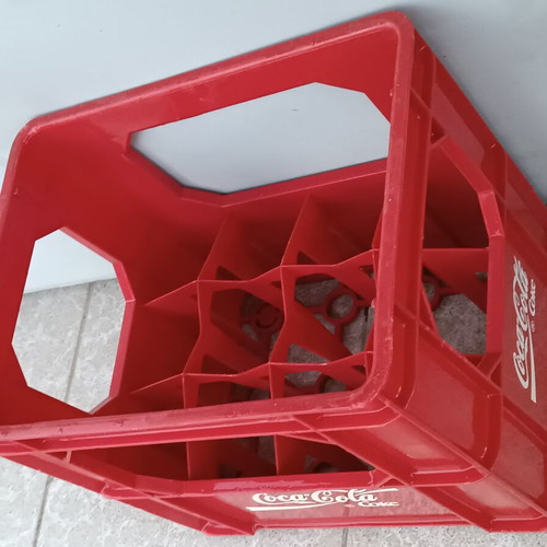 Coca Cola plastic crate vintage used