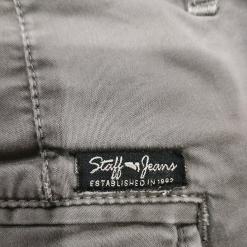 Khaki pants Staff like new with elastic at bottom size 27