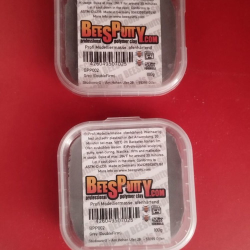 BeesPutty Small Sculpting Clay 2x100gr new, grey