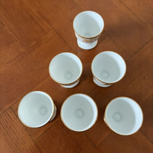 Noritake Ireland egg cups set of 6 like new with vibrant colors