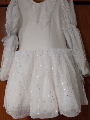 Snow White Kids Costume like new with tutu skirt and bodysuit
