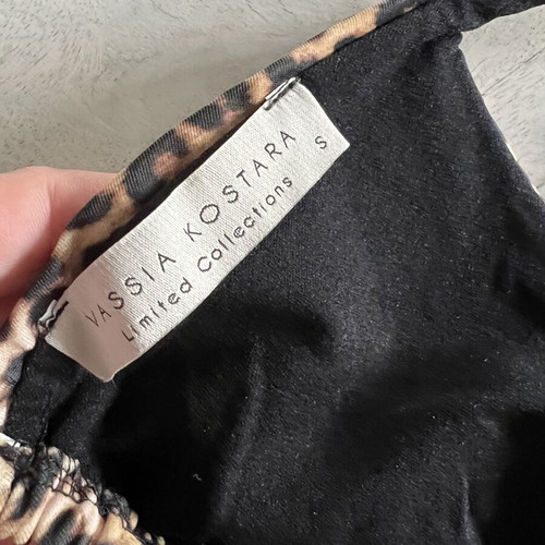 Vassia Kostara bikini new, brown, size M