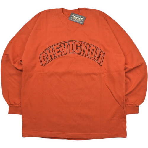 Chevignon Vintage Orange Sweatshirt used, size L-XL