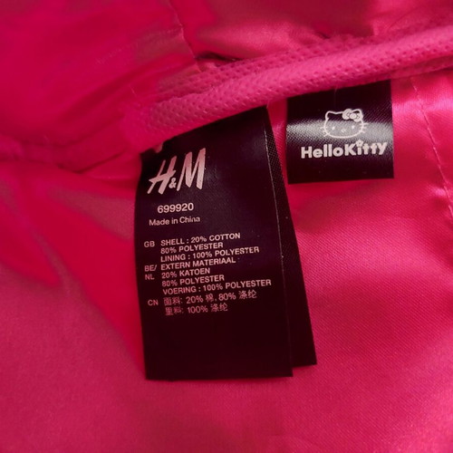 Hello Kitty Toiletry Bag like new, black by H&M