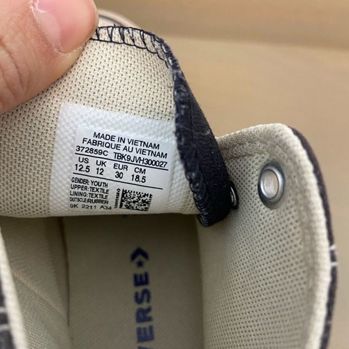 Converse All Star Flatform kids shoes like new, size 30, black
