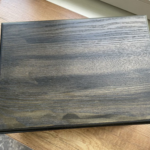 Angelo cigar humidor like new with hygrometer and cedar interior