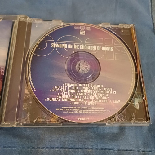 Oasis Standing on the Shoulder of Giants CD album, rock