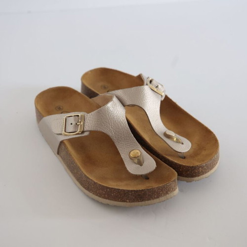 Plakton anatomical sandals size 39, beige and brown