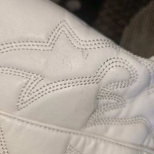 Women's boots used, white, size 37