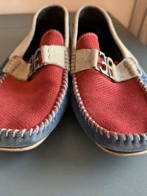 Fabi men's moccasins IT 42 EU 43 leather suede