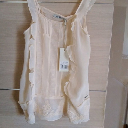 Pepe Jeans women's top new, size L, pink-salmon