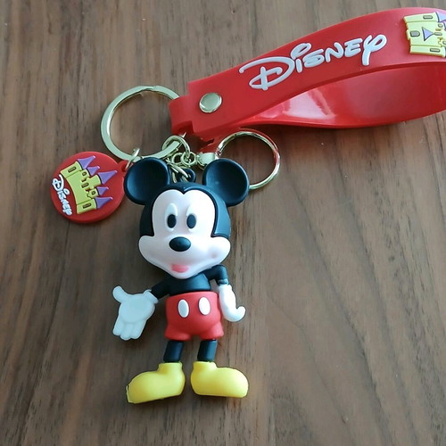 Mickey Mouse keychain figure new, soft plastic