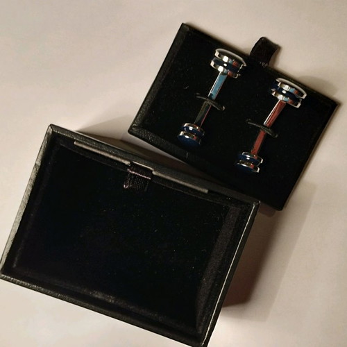 Gutteridge blue cufflinks new with box