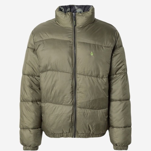 Volcom Zephyr Wallstone Reversible Jacket new, men's winter green M