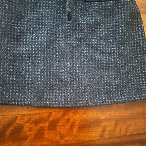 Zara tweed dress new, short with integrated belt blue