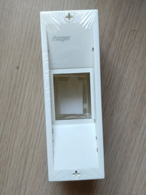 Hager GD102A wall-mounted panel 2 positions new