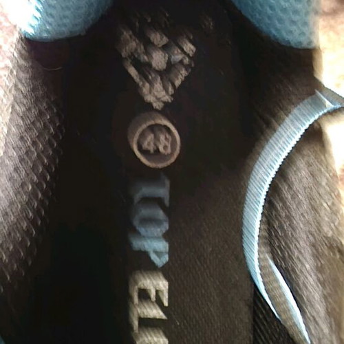 Urban work shoes used with steel toe, size 48, black and blue