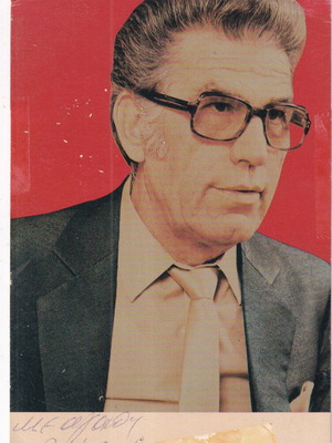 Spyros Zagoraios signed color photo