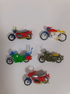Plastic Motorcycles from the 80s used