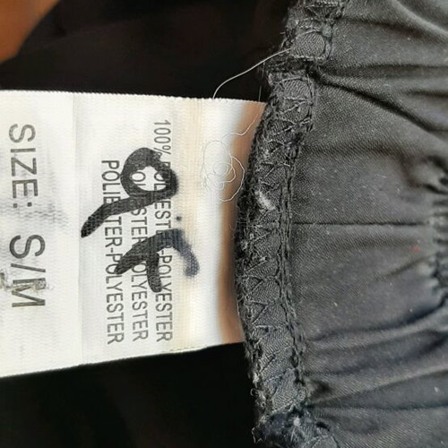 Women's pants like new, black and white, lightweight and comfortable