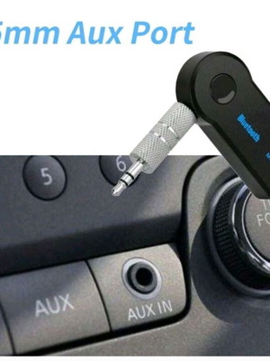 Bluetooth 3.5mm AUX Adapter Wireless Audio Receiver for Car and Speakers