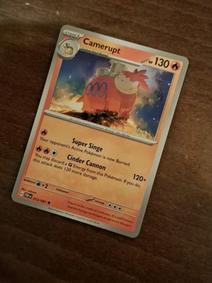 Pokemon Card Camerupt new