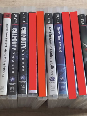 13 PlayStation 3 games, complete with manuals