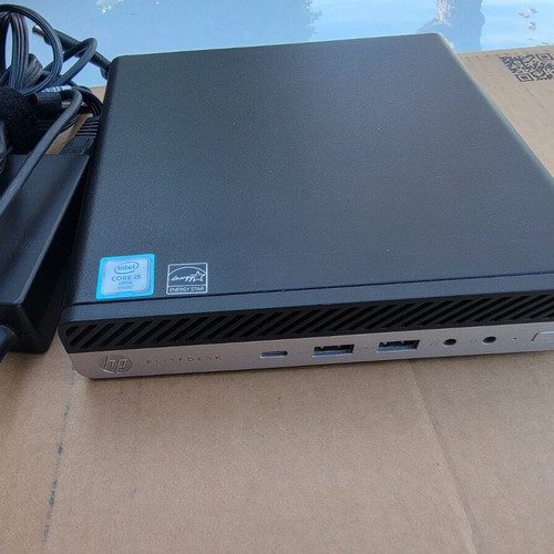 Mini PC Hewlett Packard Elitedesk 800 G3 Intel i5-6500T 8GB DDR4 256GB NVMe like new