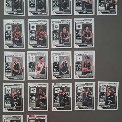 Panini Euroleague Contenders 2025-26 set of 115 cards like new