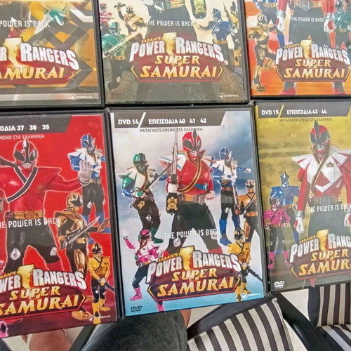 Power Rangers Super Samurai DVD complete series 44 episodes like new, dubbed